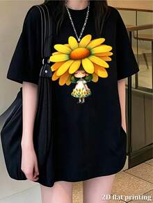 Women T-Shirts - Black - View 1