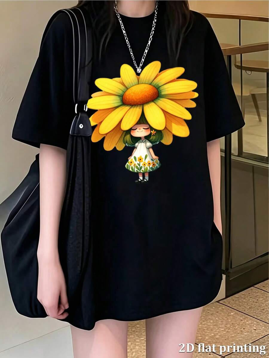 Women T-Shirts - Black - View 1
