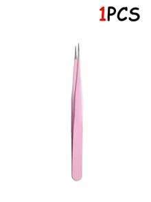 10/6/1 Set Professional Stainless Steel Eyelash Curler, Customized Size, Durable & Reusable, With Pointed & Curved Tip Design, Easy To Operate, Ideal For Beginners - Pink - View 7