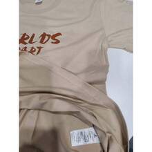 [1+1 이벤트] 남성용 레터링 프린트 반팔 티셔츠 / 오버사이즈 캐주얼 데일리 티 / 2color  1+1 2종세트 남자 여름 빈티지 캐주얼 루즈핏 반팔 티셔츠 빅사이즈 데일리 프린팅 100% 순면 라운드넥 편안한 오버핏 반팔티 - 흰색 + 카키색 - 보기 8