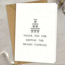 1pc Personalized Wedding Greeting Card, Multi-Functional Bridesmaid Celebration Card, Also Suitable For Engagement, Valentine's Day And Other Occasions, Minimalist Design, Thank You To Bridesmaids And Best Friends - Multicolor - View 10