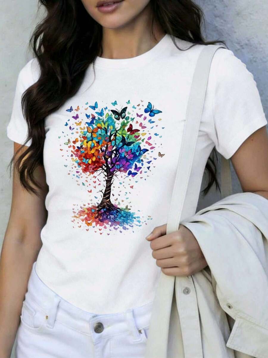 Women T-Shirts - White - View 1