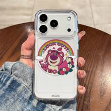 Disney Toy Story Lotso "Look Out!" Rainbow Clear Phone Case Compatible With IPhone 17/17 Pro/17 Pro Max/17 Air/16/15/14/13/12/11/X Series Iphone 17 Pro Max Case Iphone 17 Pro Case Iphone 17 Case The Girlfriend,Ideal Gift For Anime Fans - Clear - View 6