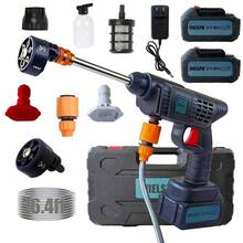 Professional Electric Pressure Washer,2.0 GPM Heavy Duty Power Washer With 4 Nozzles,Foam Cannon,33FT Hose And 500ml Soap Bottle For Home/Cars - US A Type Plug(110-127V) - View 10