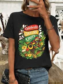 Women T-Shirts - Black - View 1