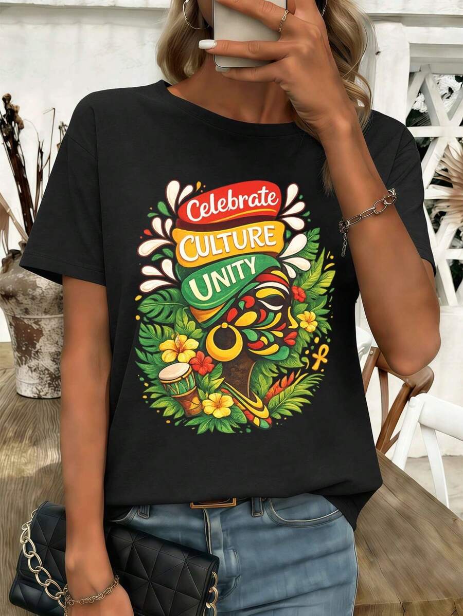 Women T-Shirts - Black - View 1