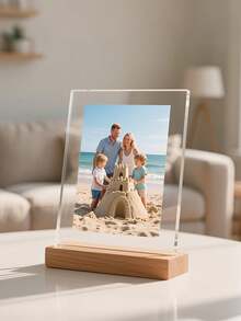 Khung ảnh acrylic 2D có thể tùy chỉnh, khung ảnh đính hôn cá nhân hóa, món quà hoàn hảo cho cặp đôi mới cưới, lễ đính hôn hoặc gia đình/bạn bè. - Nhiều màu - Xem 4