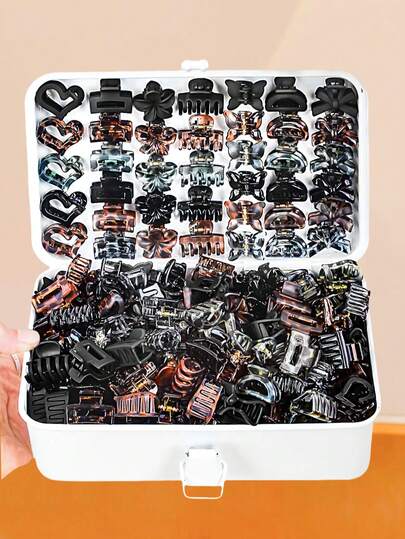 Bộ 50/30/10 chiếc kẹp tóc mini họa tiết da báo kiểu Ins, nhiều loại kẹp tóc acrylic, phụ kiện tóc đa năng thanh lịch, hộp quà tặng - Thích hợp cho phụ nữ và bé gái, dùng hàng ngày, hẹn hò, đi học, dự tiệc, ngày lễ, làm quà tặng.