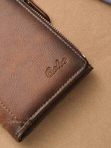 New Men's Short Zipper Wallet, Multi-Card Slots Large Capacity Card Holder Portable - Multicolor - View 9