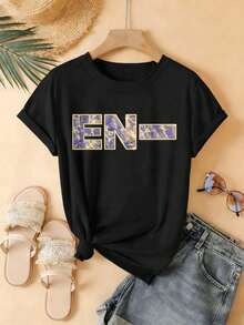 Women T-Shirts - Black - View 2