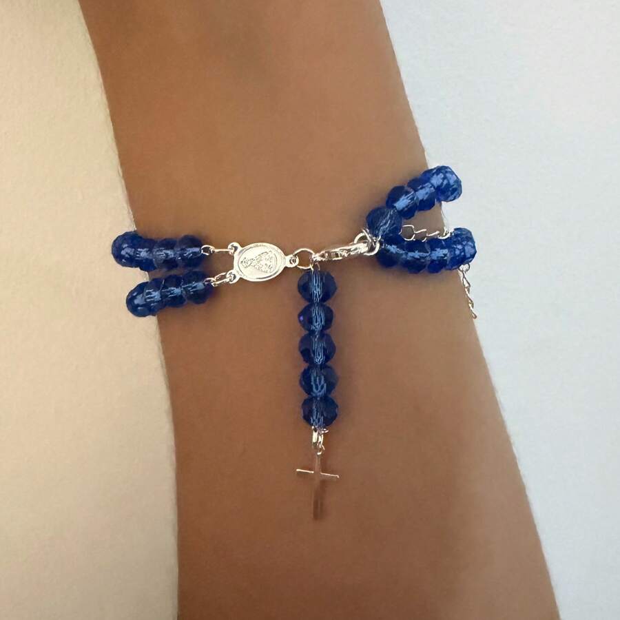 Double Rosary Bracelet Gold Plated - 查看 1