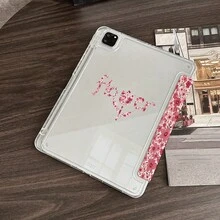 碎花图案平板电脑保护套，带笔槽，适用于 iPad 11 (A16 2025)、Galaxy Tab S10+/S9/A9、小米 5/5PR/6/6PRO/7/7PRO、OPPO 平板电脑、华为 MatePad 和荣耀平板电脑。 - 彩色 - 查看 5