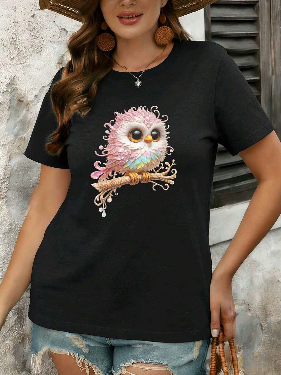 Women T-Shirts - Black - View 1