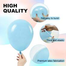 Gender Reveal Balloon Decorations - 82PCS Pink Blue Balloon Garland Kit, Backdrop For Baby Shower Party Decorations, Boy Or Girl Party Supplies Neutral Theme Complete Party Set Room Decor - 藍色和粉紅色 - 查看 5