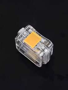 1pc Plastic Denture Case With Film, High Quality Denture Storage Box With Thin Film - Multicolor - View 2