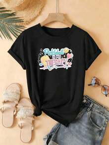Women T-Shirts - Black - View 2
