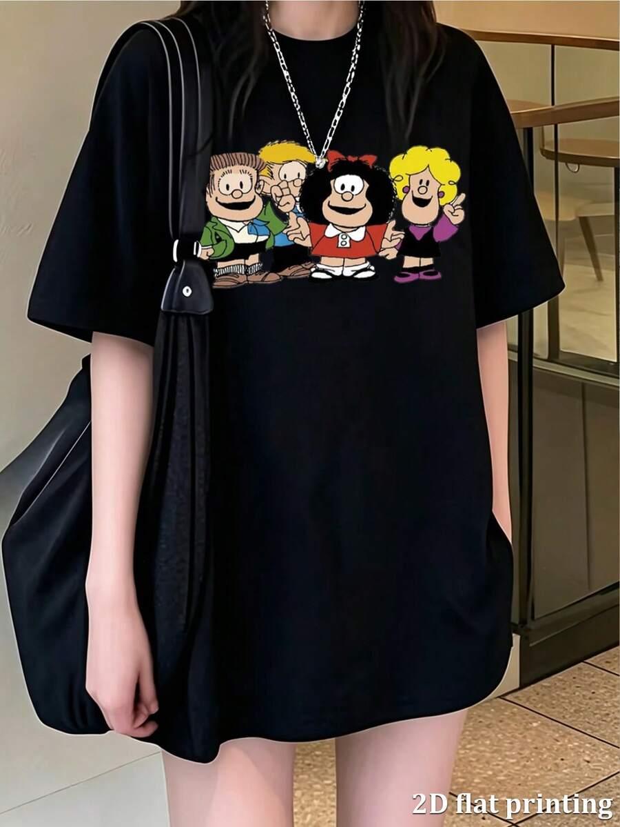 Women T-Shirts - Black - View 1