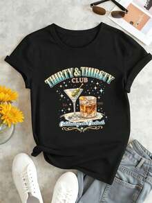 Women T-Shirts - Black - View 1