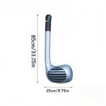 1 chiếc gậy golf bơm hơi, làm bằng nhựa PVC dày hình chữ S, đồ chơi ngoài trời cho tiệc bể bơi, đạo cụ chụp ảnh. - Xám - Xem 7