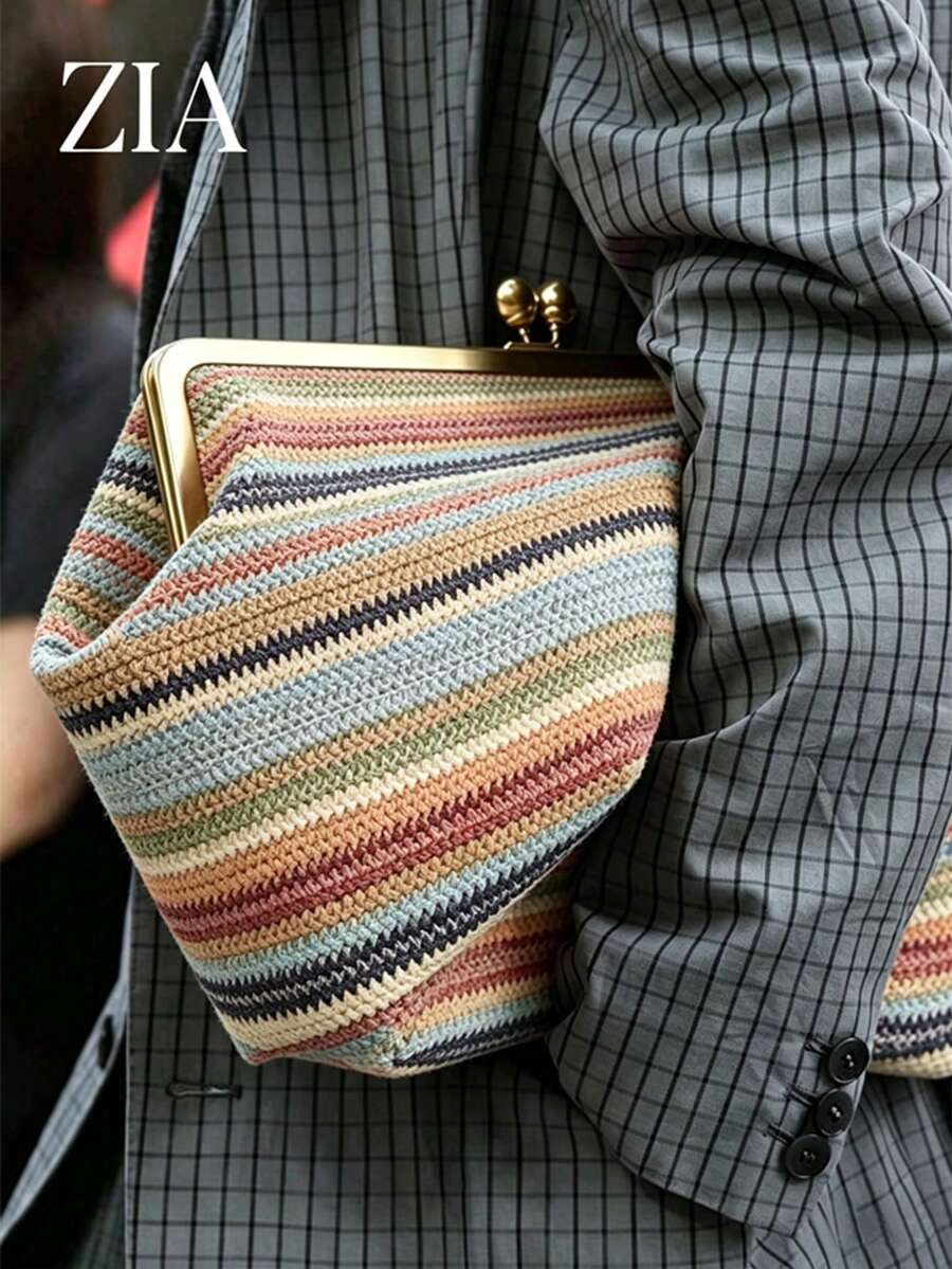 Luxury Design Clutch Bag, Fashion Evening Bag, Large Capacity Women's Handbag, Multifunctional Tote Bag