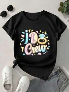 Women T-Shirts - Black - View 1