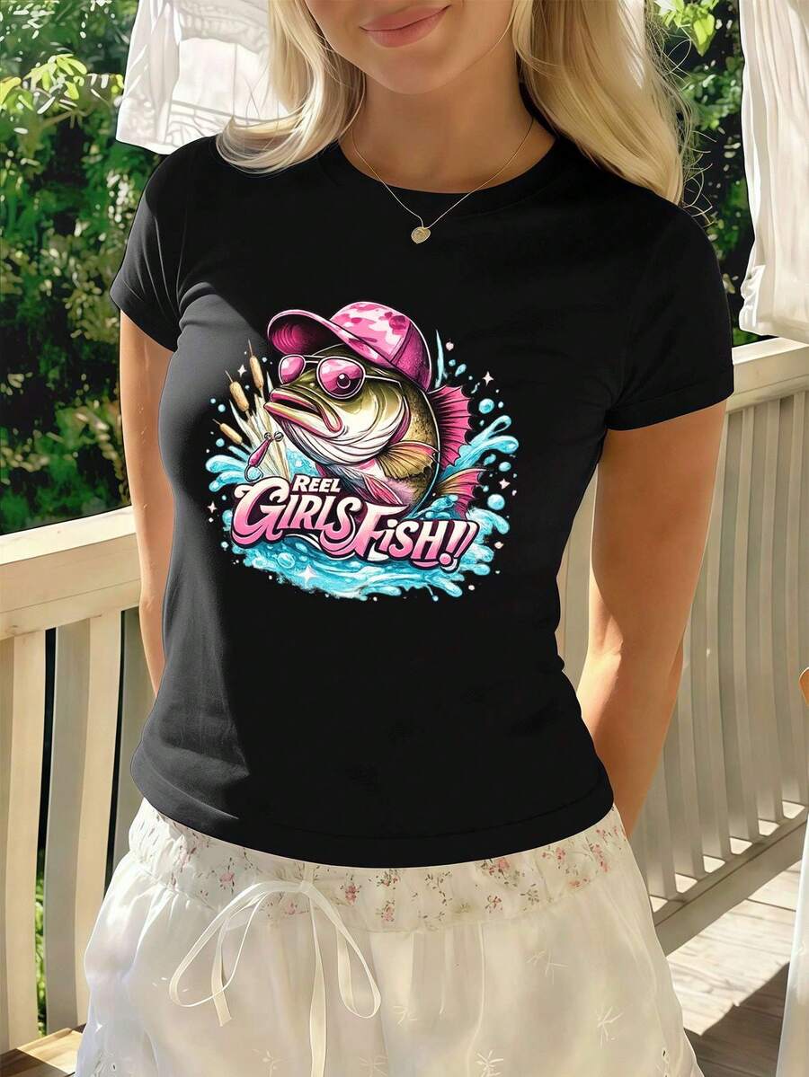 Women T-Shirts - Black - View 1