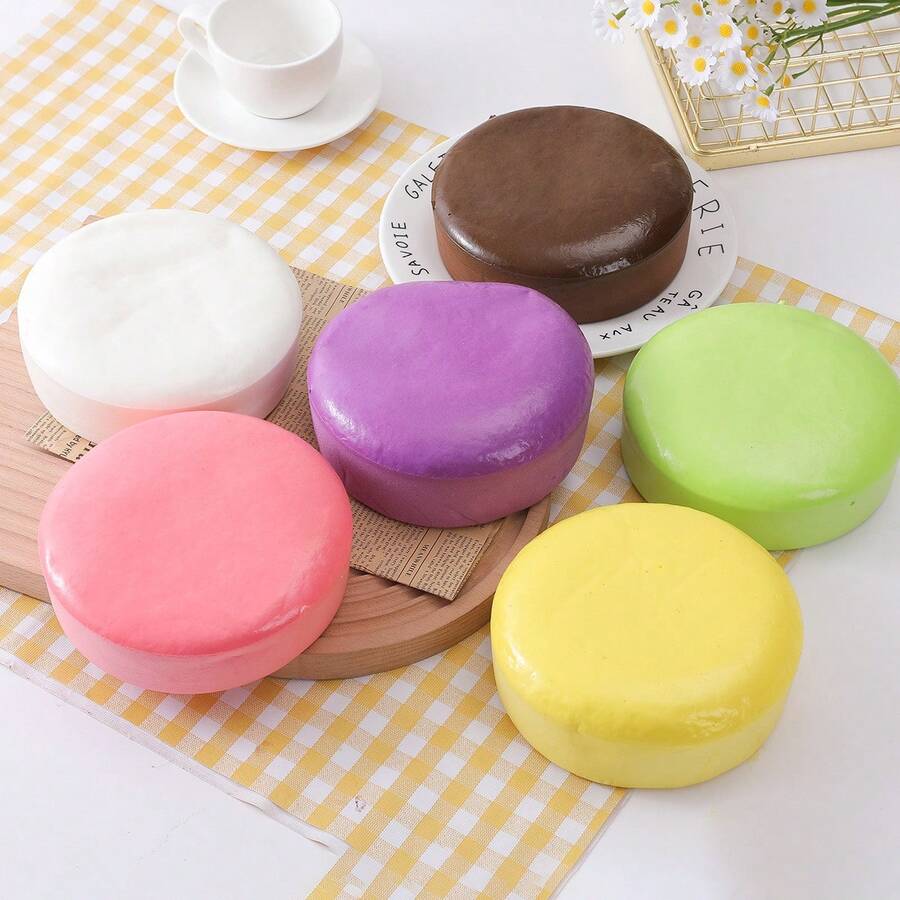 Đồ chơi bóp giảm căng thẳng mới nhất, mềm mại và đàn hồi chậm, đồ chơi dẻo hình bánh mì, đồ chơi chống stress, cảm giác bóp chân thực, tính thẩm mỹ cao, thích hợp làm quà tặng sinh nhật/Giáng sinh/Năm mới/Ngày lễ tình nhân/Halloween.