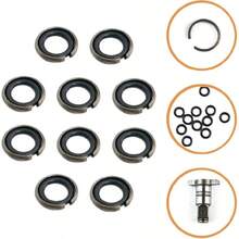 10 Sets Impact Wrench Retaining Ring, 1/2" Square Drive Lock Ring Replacement Parts, Retainer Clip With Rubber O-Ring For Brushless Cordless Air Tools - 10Set - View 9