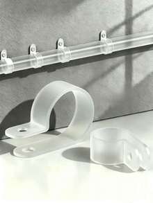 50 piezas (R6.4/R8.4/R10.4/R16/R19) Clips para organización y gestión de cables/enredaderas/tuberías/decoración navideña, sujetadores organizadores de cables de red - 16R (50 piezas) - Ver 5