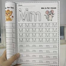 32-Page Reusable Letter Practice Workbook, Suitable For Preschoolers, Helps Them Recognize Letters, Uppercase And Lowercase Conversion, And Writing Skills. It Is A Reusable Workbook, Ideal For Pencil Grip Practice And Back-To-School Season. - Multicolor - View 3