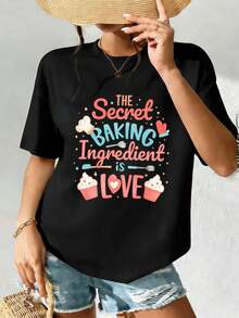 Women T-Shirts - Black - View 2