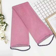 1 chiếc khăn tắm tẩy tế bào chết hai mặt có dây rút điều chỉnh, bông tắm lưới chà lưng, được làm từ chất liệu lưới cao cấp để tẩy tế bào chết nhẹ nhàng hoặc mạnh mẽ, làm sạch da hiệu quả, thiết kế dây rút tiện lợi cho làn da mịn màng, thích hợp sử dụng hàng ngày. Khăn tắm xơ mướp, bọt biển tắm, tẩy tế bào chết toàn thân hiệu quả, phụ kiện phòng tắm. - Nhiều màu - Xem 15