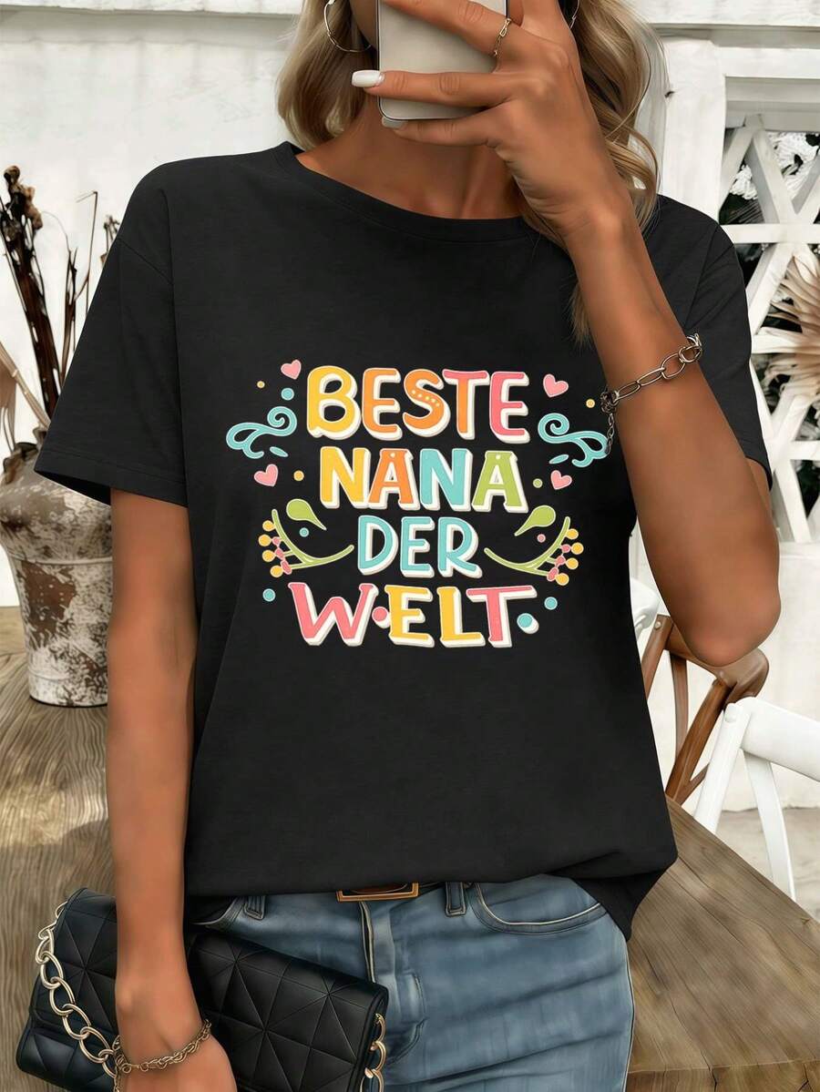 Women T-Shirts - Black - View 1