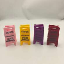 Kẹp tóc acrylic hình chữ "Cảnh báo kích thích quá mức" ngộ nghĩnh, phụ kiện quà tặng văn phòng độc đáo. - Giao hàng ngẫu nhiên - Xem 6