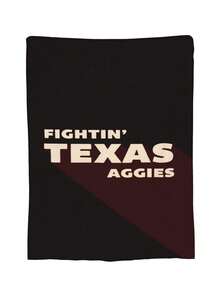 Texas A&M Merch Aggies Throw Blanket Warm Blankets Breathable Air Conditioner Blanket For Car Classic Outdoor Blankets For Picnic For All Season - Black - View 2