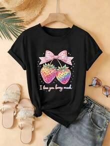 Women T-Shirts - Black - View 2