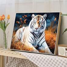 Bộ tranh sơn dầu kỹ thuật số 1 mảnh, kích thước 20 x 16 inch, phù hợp cho người lớn và người mới bắt đầu, không khung, bộ vẽ tranh acrylic dễ dàng tự làm, đồ trang trí nhà cửa, món quà lý tưởng cho sinh nhật, Ngày của Cha, Giáng sinh, Ngày của Mẹ và Ngày Valentine. - Động vật nông thôn - Xem 6