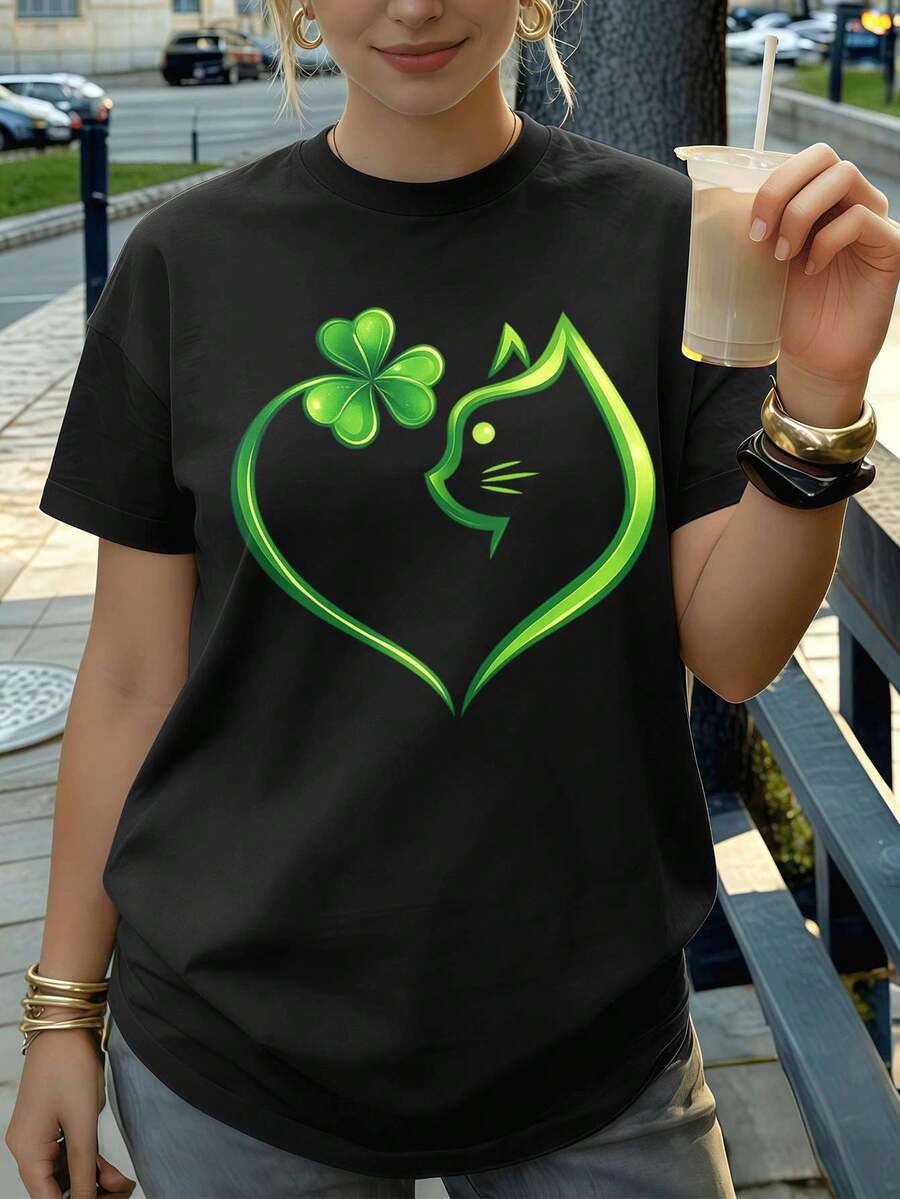 Women T-Shirts - Black - View 1