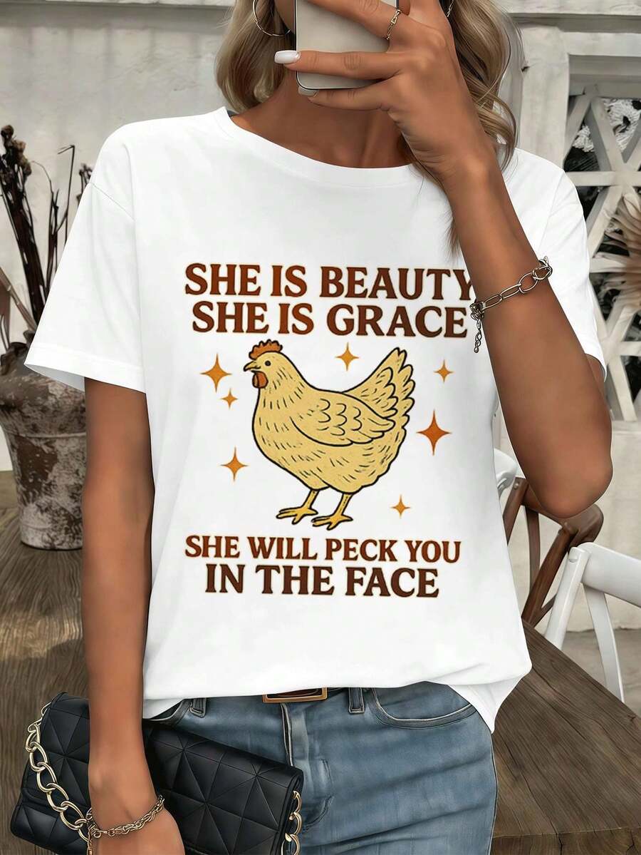 Women T-Shirts - White - View 1