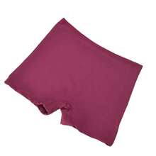 Pantalones cortos de  para mujer, tipo bóxer, sin costuras, ropa interior femenina, bragas, pantalones cortos protectores en negro y beige - Burdeos - Ver 4