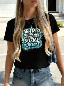 Women T-Shirts - Black - View 2