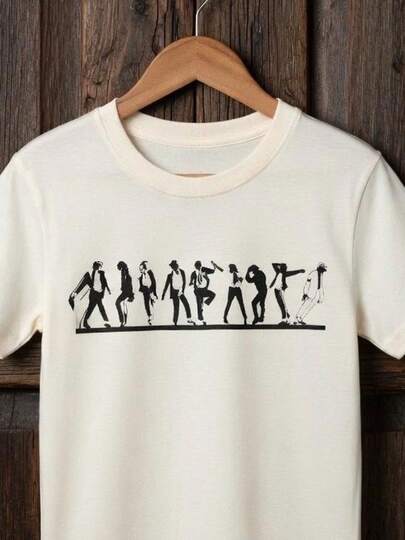 Inspired Kids T Shirt, King Of Pop Fan Gift, 80s Retro Dance Gift, Michael Music Fan, Movie Premier Gift 100% Pure Cotton White T-Shirt Unisex 100% Pure Cotton White T-Shirt Unisex