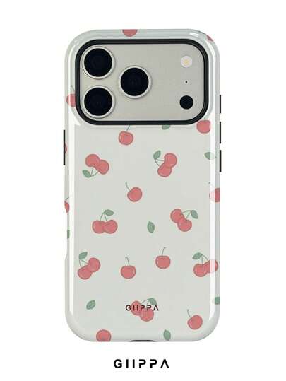 1pc Lemon Pattern Design Cream-White Phone Case, Fits 17 Pro Max, 16 Pro Max, 15 Pro Max, 14 Pro Max, Korean Stylish & Interesting Phone Case, Compatible With IPhone 11/12/13/14/15/75 Pro Max Plus, Elegant Design Suitable For Both Men And Women, Ideal Gift For Girlfriend On Christmas, Valentine's Day, Easter, Wedding Season And Birthday