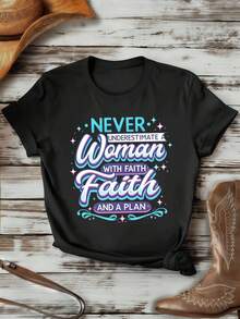 Women T-Shirts - Black - View 1