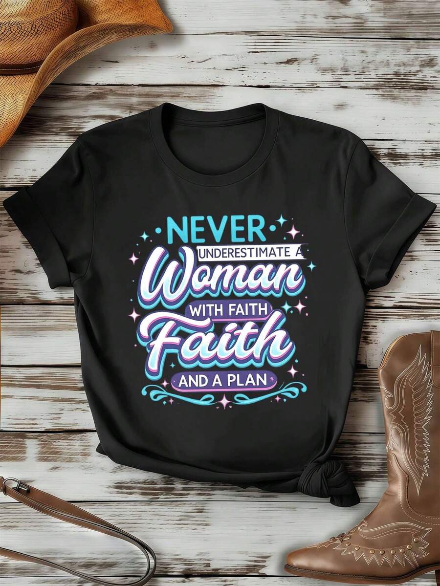 Women T-Shirts - Black - View 1