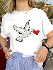 Women T-Shirts - White - View 1