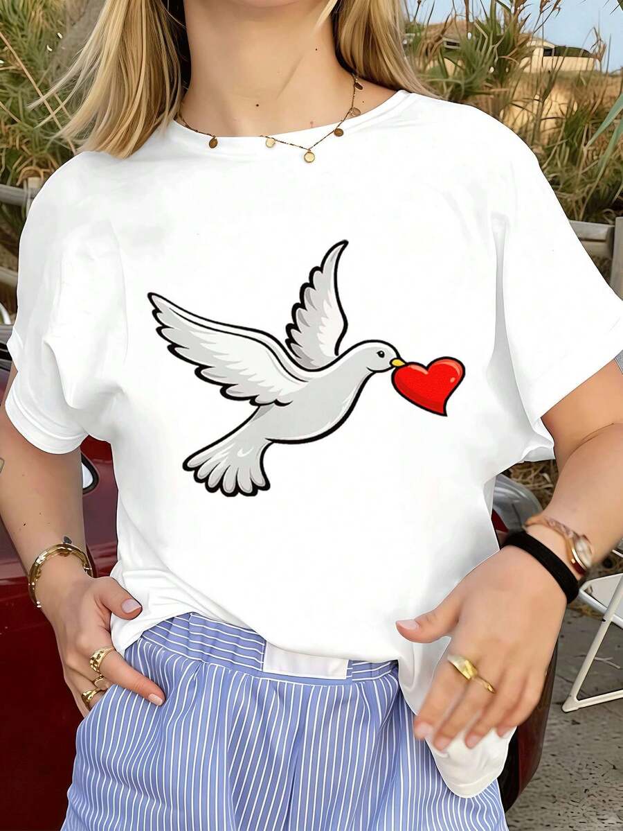 Women T-Shirts - White - View 1