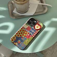 Una elegante funda para teléfono que no incluye cordón ni soporte. Funda para teléfono a la moda con os de collage a prueba de golpes, diseño vintage, interesante y artístico de mariquita y collage floral, compatible con 17 16 15 14 Pro Plus 13 12 11. Regalo de primavera, cumpleaños. - Multicolor 3 - Ver 9