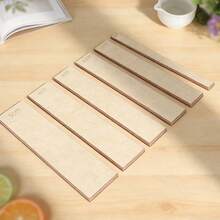6 piezas de herramientas de tejido de madera en blanco, divisor de cuerda DIY, guía de espaciado para 0.4-2 pulgadas, diseñado para el soporte de tejido de plumas, encaje, fibra, herramientas de artesanía montadas en la pared - A - Ver 8