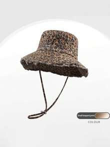 1pc Outdoor Flat Brim Waterproof Sun Hat With Ponytail Hole - A - View 3